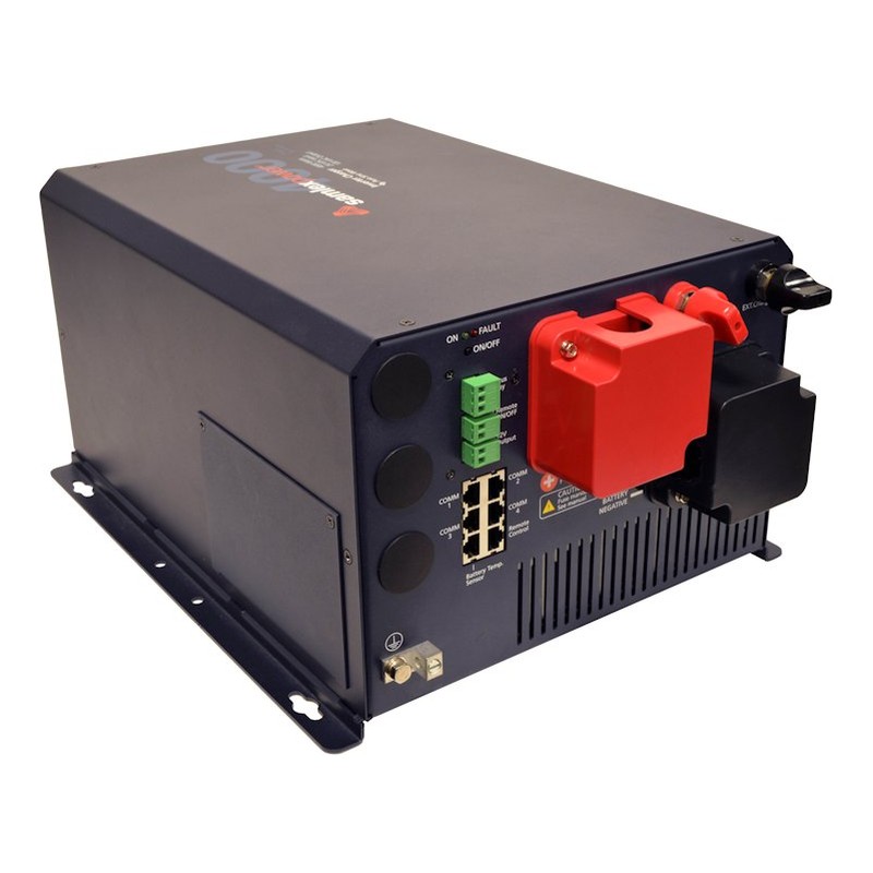Samlex EVO inverter/charger installed in a vehicle bay